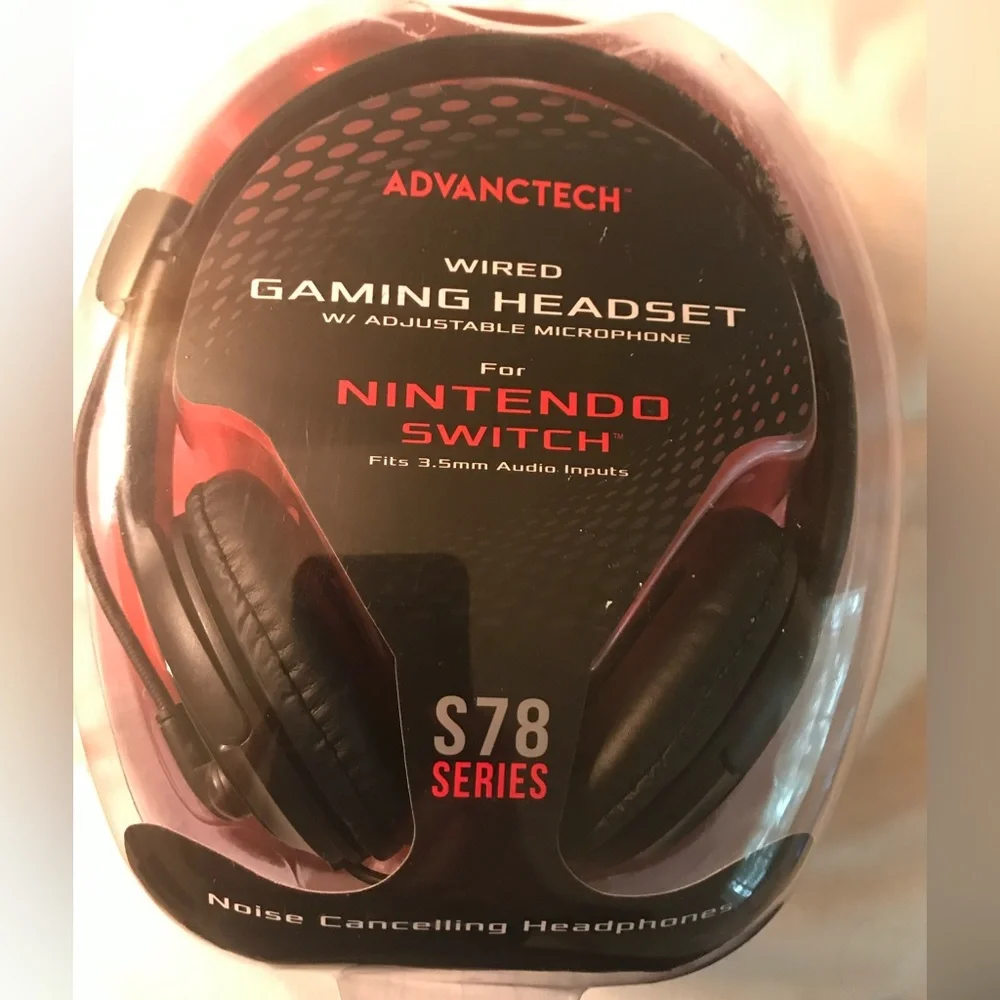 Nintendo Switch noise canceling Headset New
